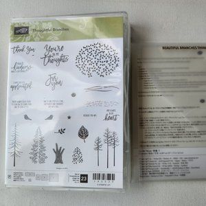 Stampin Up Thoughtful Branches and Beautiful Branches Thinlits dies bundle